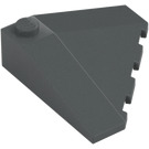 LEGO Dark Stone Gray Wedge 4 x 4 (18°) Corner (43708)