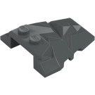 LEGO Dark Stone Gray Wedge 4 x 4 with Jagged Angles (28625 / 64867)