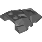 LEGO Dark Stone Gray Wedge 4 x 4 with Jagged Angles (28625 / 64867)