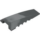 LEGO Dark Stone Gray Wedge 4 x 8 Curved (5382)