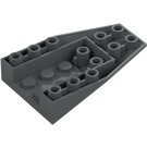 LEGO Dark Stone Gray Wedge 6 x 4 Inverted (4856)