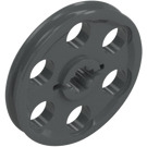 LEGO Dark Stone Gray Wedge Belt Wheel (4185 / 49750)