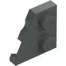 LEGO Dark Stone Gray Wedge Plate 2 x 2 Wing Left (24299)