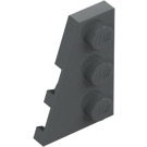 LEGO Dark Stone Gray Wedge Plate 2 x 3 Wing Left (43723)