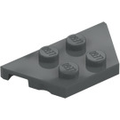 LEGO Donker steengrijs Wig Plaat 2 x 4 (51739)