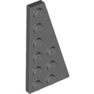 LEGO Gris pierre foncé Coin assiette 3 x 6 Aile Droite (54383)