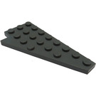 LEGO Donker Steengrijs Wig Plaat 4 x 8 Vleugel Rechtsaf met onderkant Stud Notch (3934)