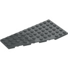 LEGO Tmavě kamenná šedá Klín Deska 6 x 12 Křídlo Levý (3632 / 30355)