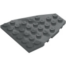 LEGO Mörk Stengrå Kil Platta 7 x 6 med knoppskåror (50303)