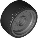LEGO Dark Stone Gray Wheel Ø24 x 12 with Black Tire (72206)