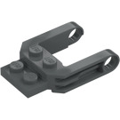 LEGO Dark Stone Gray Wheel fork 4 x 5 (77598)