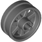 LEGO Dark Stone Gray Wheel Rim Ø14.6 x 6 with Spokes and Stub Axles (50862)