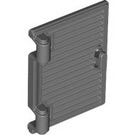 LEGO Dark Stone Gray Window 1 x 2 x 3 Shutter with Hinges and Handle (60800 / 77092)