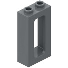 LEGO Dark Stone Gray Window Frame 1 x 2 x 3 (3233 / 4035)