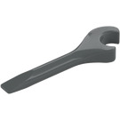 LEGO Dark Stone Gray Wrench with Smooth End (4006 / 88631)