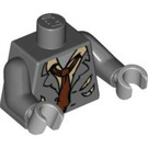 LEGO Dark Stone Gray Zombie Torso (973 / 88585)