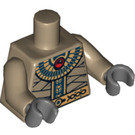 LEGO Donker Zandbruin Amset-Ra Torso (76382 / 88585)