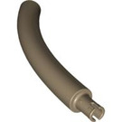 LEGO Dark Tan Animal Tail Middle Section with Technic Pin (40378 / 51274)