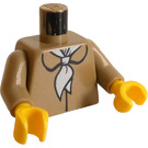 LEGO Mørkebrun Aunt May Torso (973)