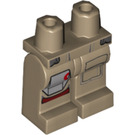 LEGO Dunkel Beige Baze Malbus Minifigure Hüften und Beine (3815 / 28366)