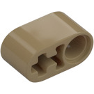 LEGO Dunkel Beige Balken 2 mit Achsloch und Pin Loch (40147 / 74695)