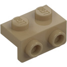 LEGO Dunkel Beige Halterung 1 x 2 - 1 x 2 (99781)