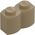 LEGO Tmavě žlutohnědá Kostka 1 x 2 Log (30136)