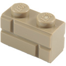 LEGO Brick 1 x 2 with Embossed Bricks (98283)