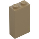 LEGO Dunkel Beige Stein 1 x 2 x 3 (22886)