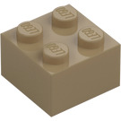 LEGO Dunkel Beige Stein 2 x 2 (3003 / 6223)