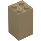 LEGO Donker zandbruin Steen 2 x 2 x 3 (30145)