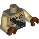 LEGO Dunkel Beige Cowboy Torso (973 / 88585)