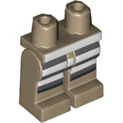 LEGO Donker Zandbruin Criminal Minifigure Heupen en benen (3815 / 99030)