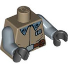 LEGO Donker Zandbruin Crix Madine Torso (973 / 76382)