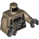 LEGO Dark Tan Desert Batman Minifig Torso (973 / 76382)