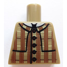 LEGO Dark Tan Detective Torso without Arms (973)