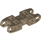 LEGO Dark Tan Double Ball Connector 5 with Vents (47296 / 61053)