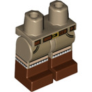 LEGO Donker Zandbruin Ellie Sattler Minifigure Heupen en benen (3815 / 38769)