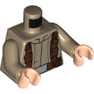 LEGO Dunkles Beige First Order Transporter Männlich Resistance Soldat Minifigur Torso mit Dunkles Beige Arme und Licht Fleisch Hände (973 / 76382)