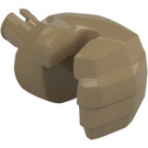 LEGO Dunkles Beige Giant Links Hand (10127)