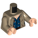 LEGO Dunkel Beige Ginny Weasley - Epilogue Minifig Torso (973 / 76382)