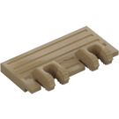 LEGO Dunkel Beige Scharnier Zug Gate 2 x 4 Verriegelt Dual 2 Stummel mit hinteren Verstärkungen (44569 / 52526)