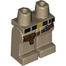 LEGO Tan foncé Indiana Jones Minifigure Hanches et jambes (73200 / 73331)