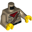 LEGO Dark Tan Jungle Explorer Minifig Torso (76382)