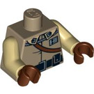 LEGO Dark Tan Lando Calrissian Torso (973 / 76382)