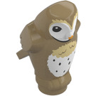 LEGO Dark Tan Owl with Tan and White Feathers with Angular Features (79571 / 92084)