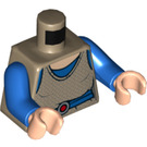 LEGO Donker Zandbruin Padme Amidala Minifig Torso (973 / 76382)