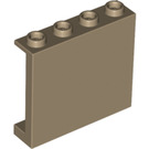 LEGO Dark Tan Panel 1 x 4 x 3 with Side Supports, Hollow Studs (35323 / 60581)