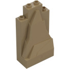 LEGO Tumma beige Paneeli 2 x 4 x 6 Kivi (33458 / 54782)