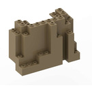 LEGO Dunkel Beige Panel 4 x 10 x 6 Felsen Rectangular (6082)